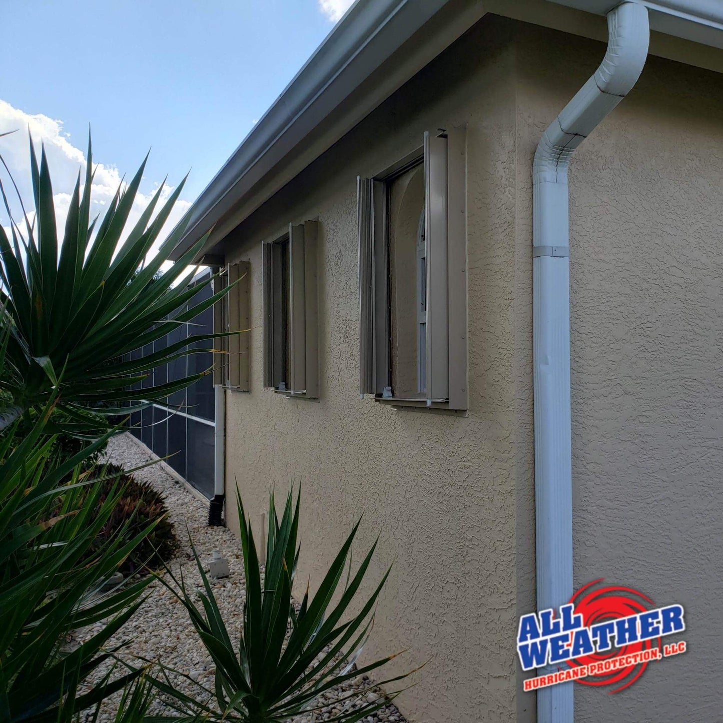 ACCORDION HURRICANE SHUTTERS - All Weather Hurricane Protection LLC.