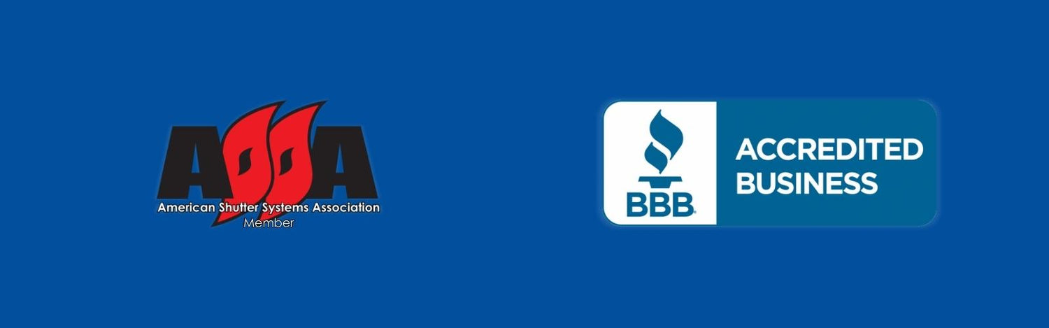 American Shutter System Association member and triple A-rated business by the Better Business Bureau