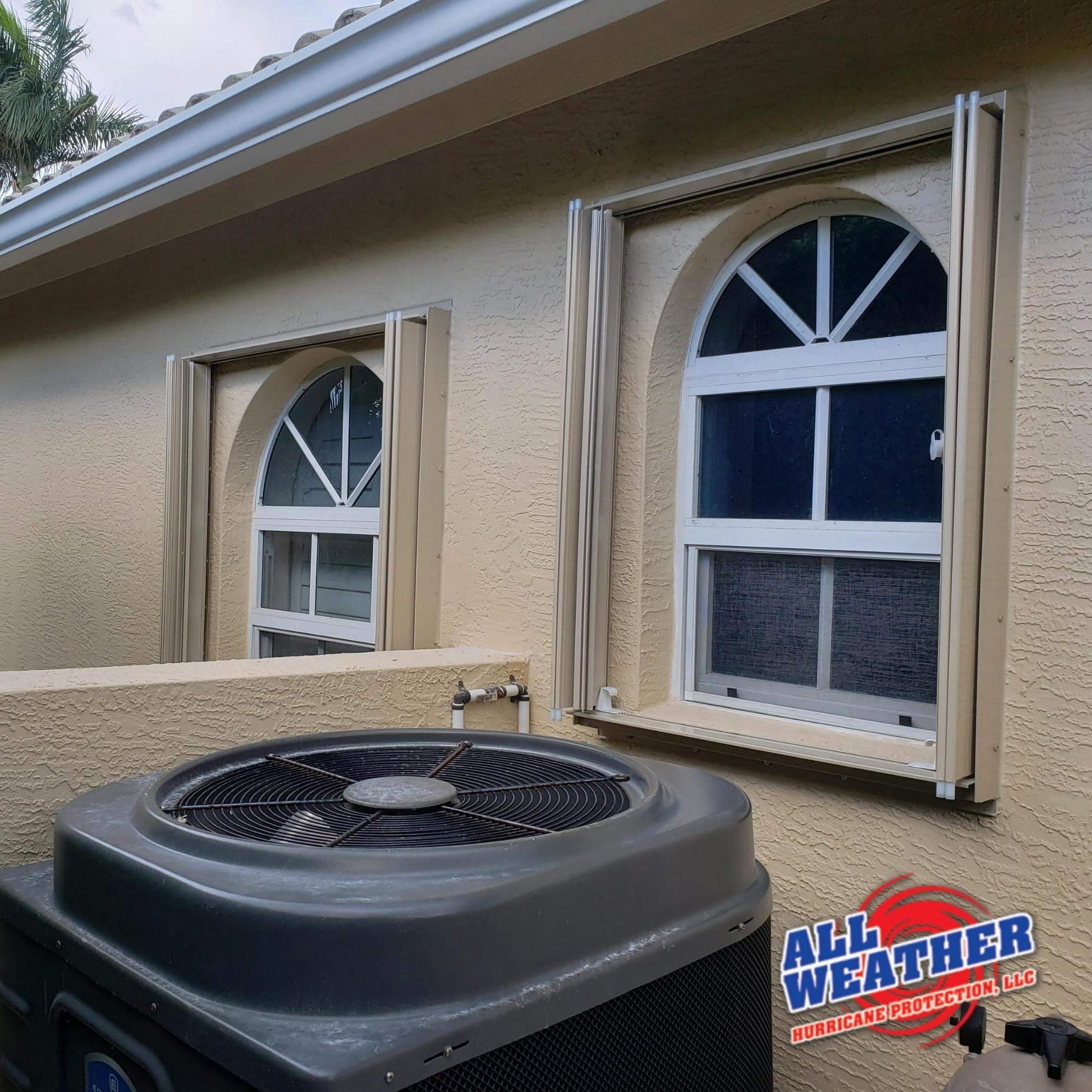ACCORDION HURRICANE SHUTTERS All Weather Hurricane Protection LLC. ACCORDION HURRICANE SHUTTERS All Weather Hurricane Protection LLC.