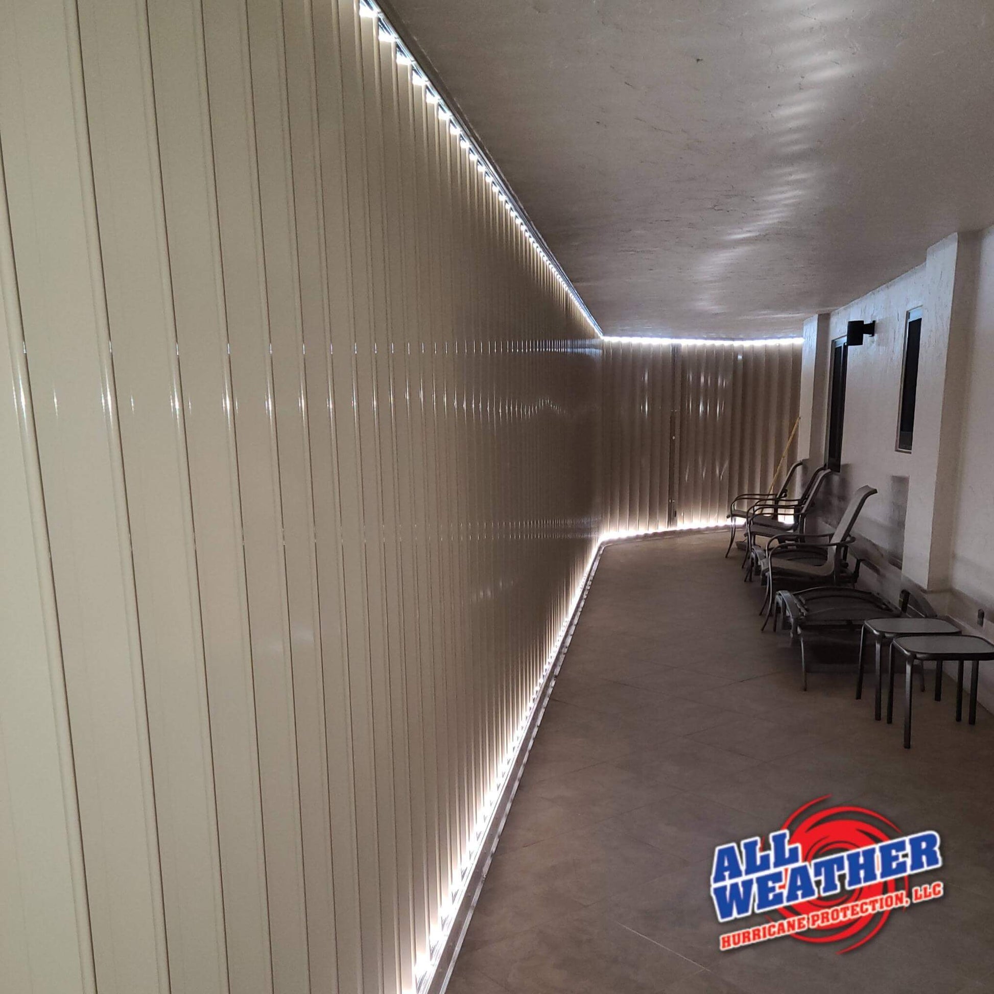 ACCORDION HURRICANE SHUTTERS - All Weather Hurricane Protection LLC.