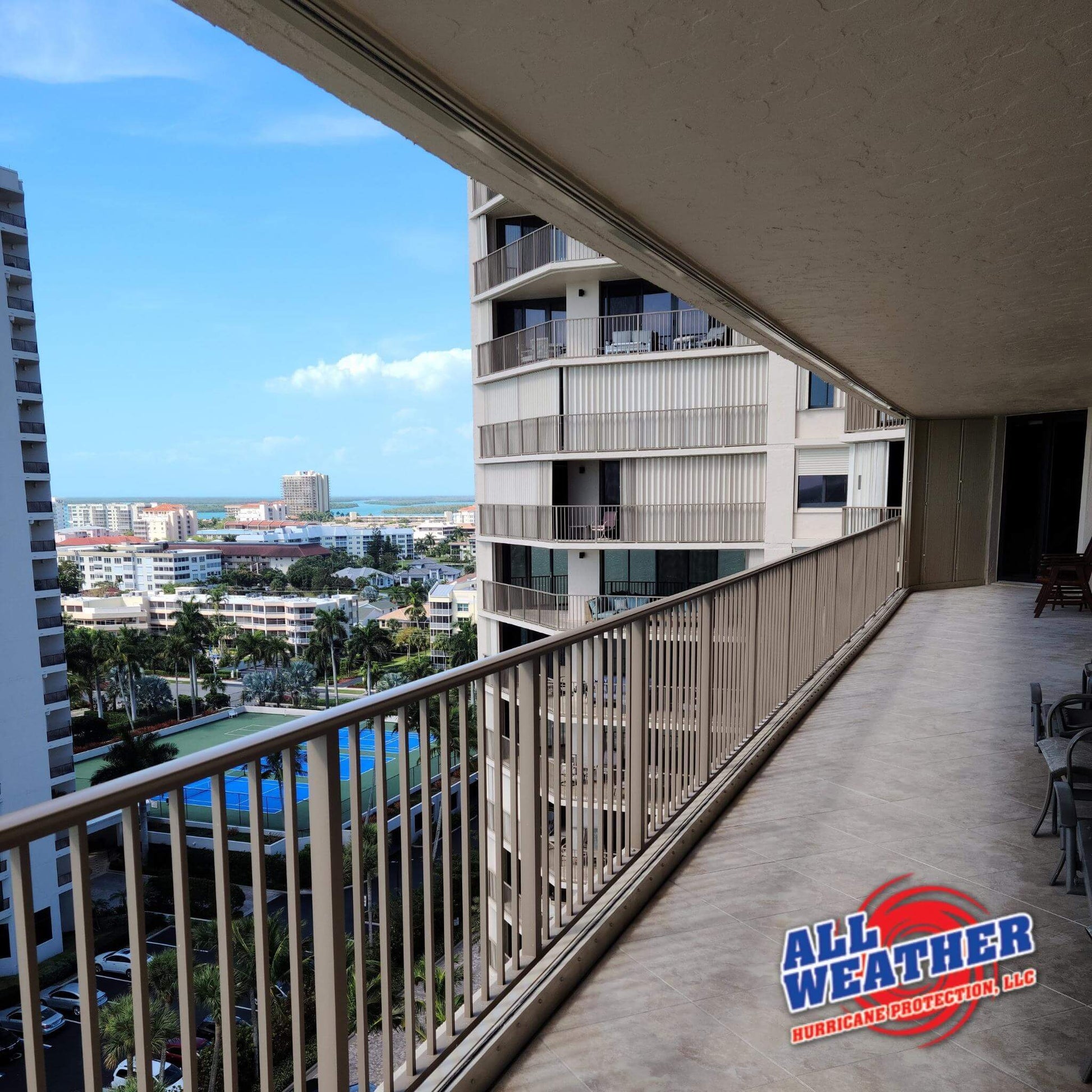 ACCORDION HURRICANE SHUTTERS - All Weather Hurricane Protection LLC.