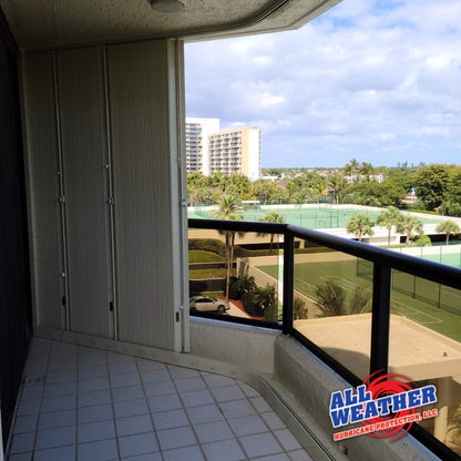 ACCORDION HURRICANE SHUTTERS - All Weather Hurricane Protection LLC.