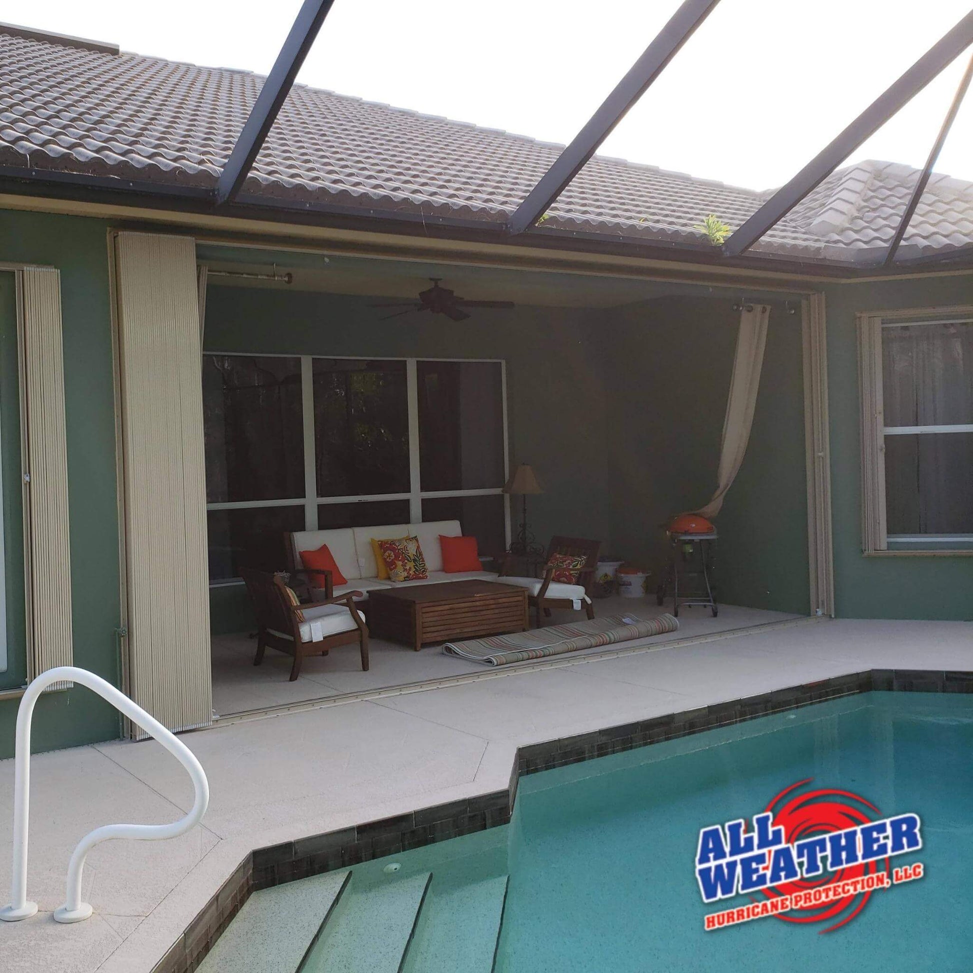 ACCORDION HURRICANE SHUTTERS - All Weather Hurricane Protection LLC.