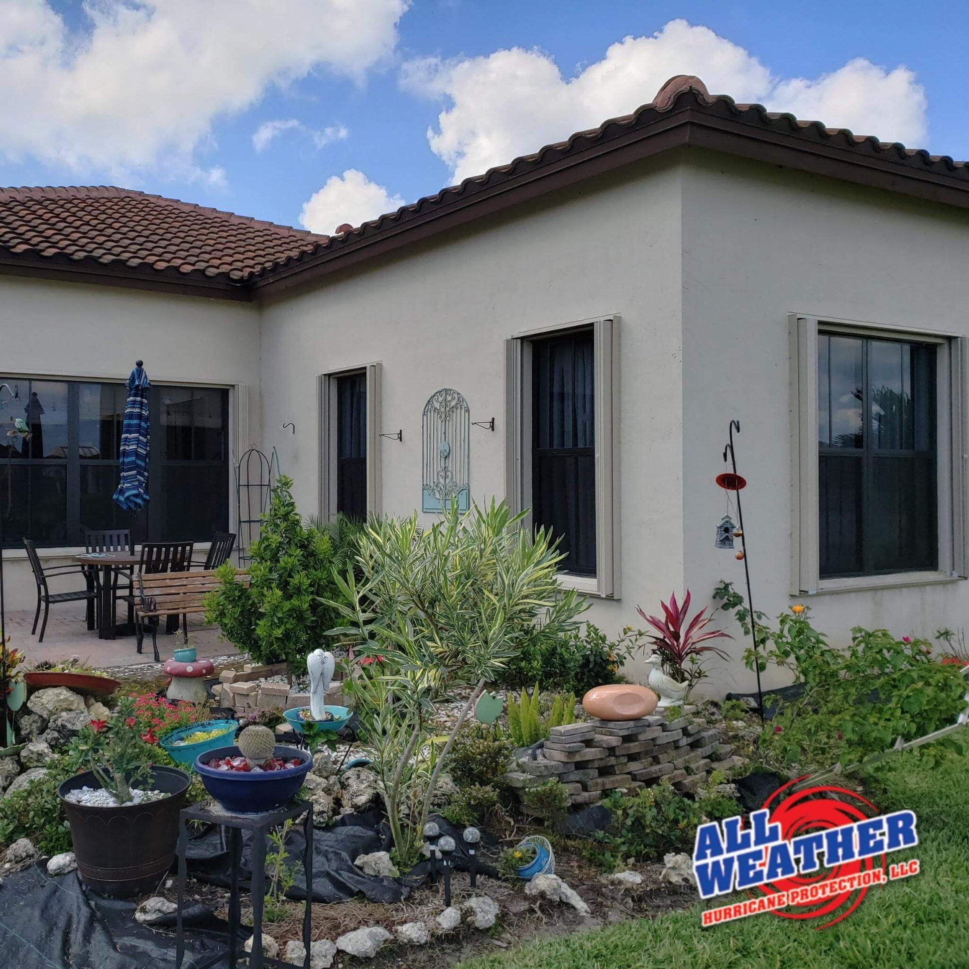 ACCORDION HURRICANE SHUTTERS - All Weather Hurricane Protection LLC.