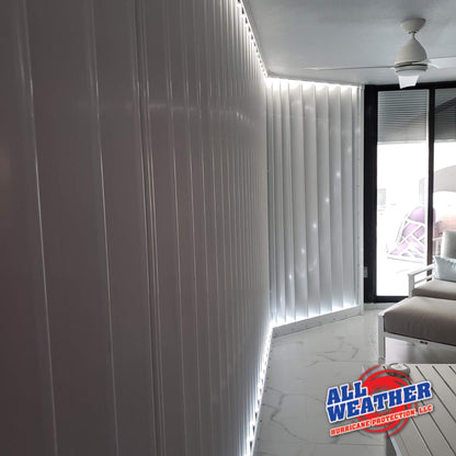 ACCORDION HURRICANE SHUTTERS - All Weather Hurricane Protection LLC.