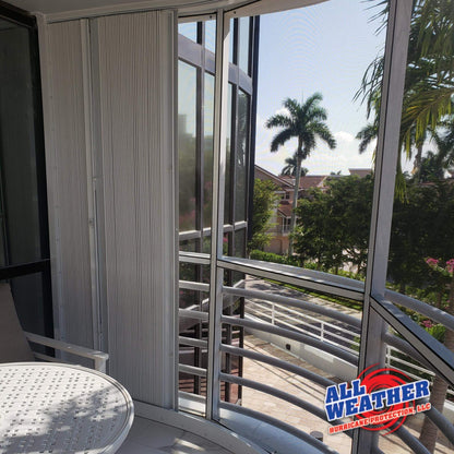ACCORDION HURRICANE SHUTTERS - All Weather Hurricane Protection LLC.