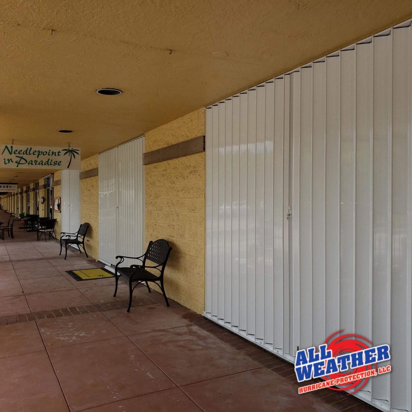 ACCORDION HURRICANE SHUTTERS - All Weather Hurricane Protection LLC.