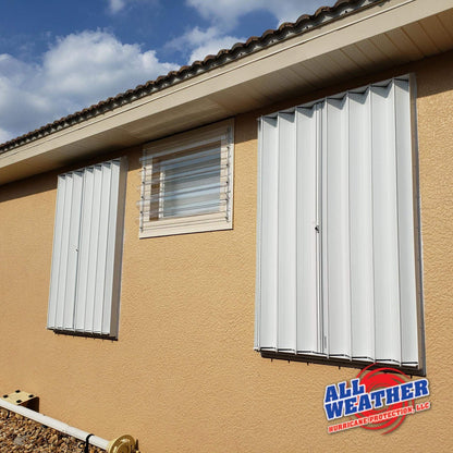 ACCORDION HURRICANE SHUTTERS - All Weather Hurricane Protection LLC.