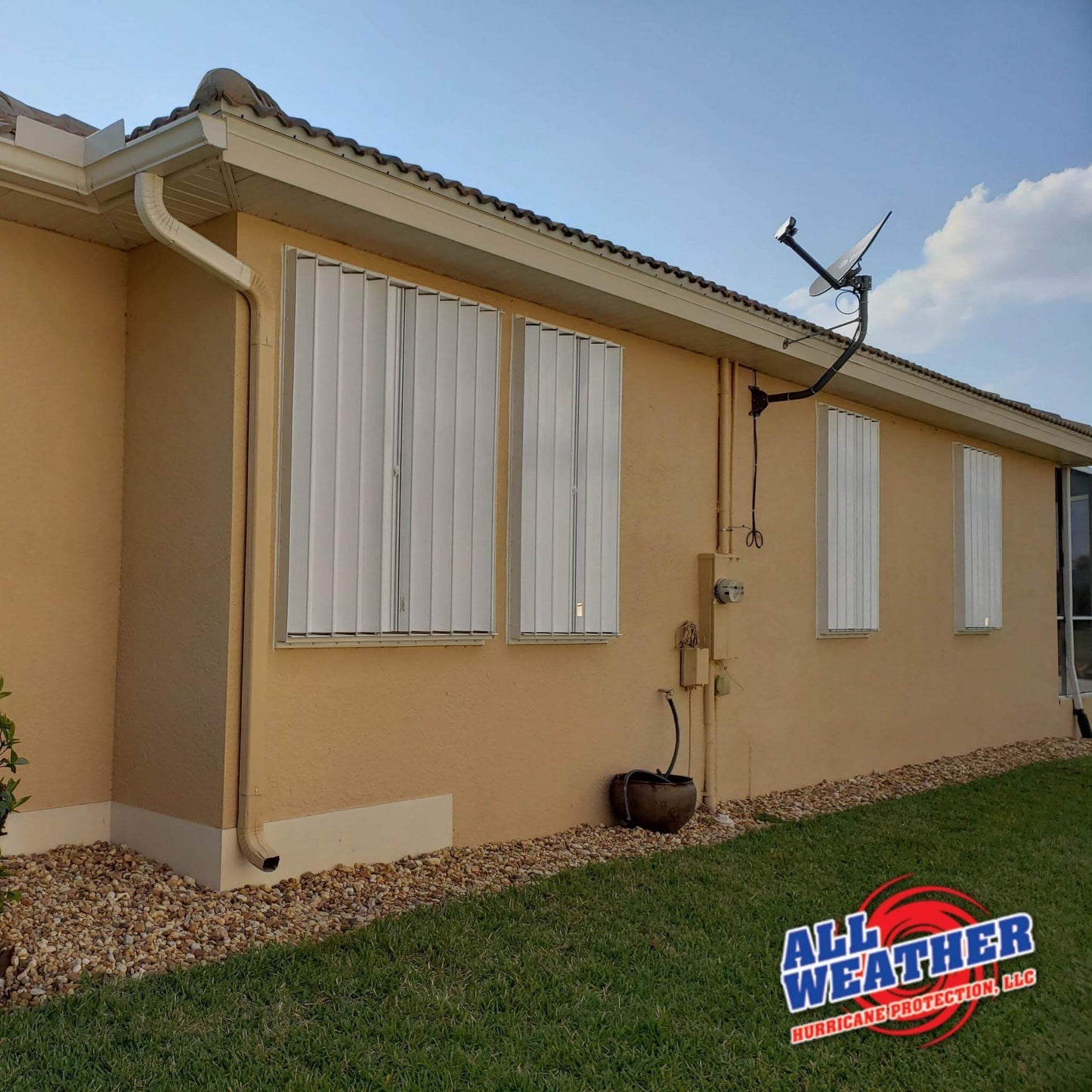 ACCORDION HURRICANE SHUTTERS - All Weather Hurricane Protection LLC.
