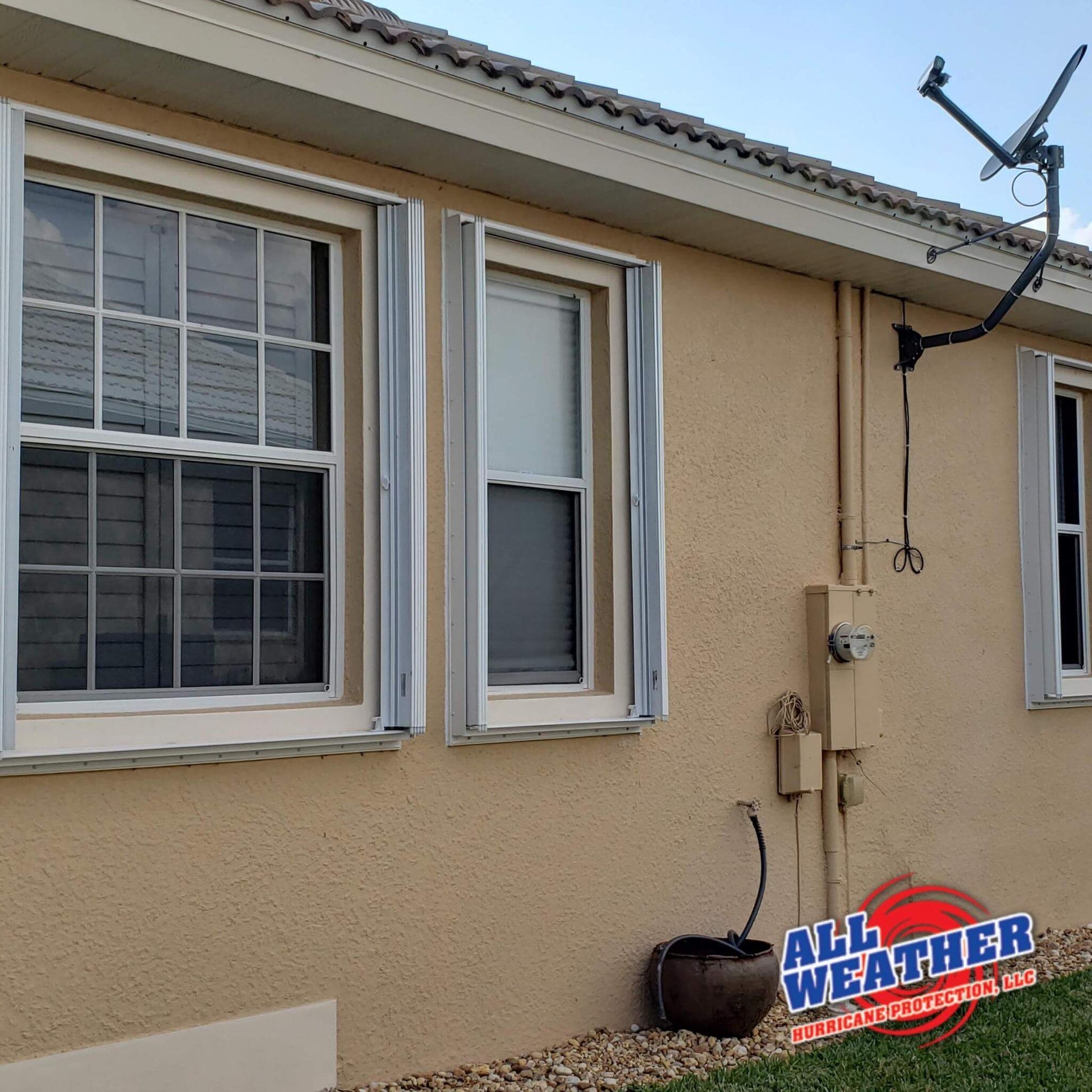 ACCORDION HURRICANE SHUTTERS - All Weather Hurricane Protection LLC.