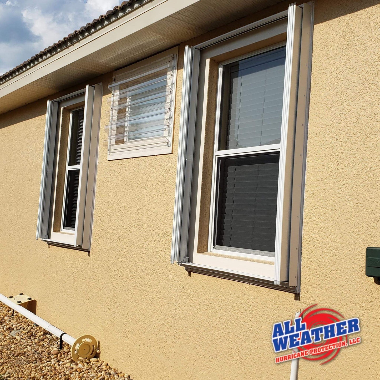 ACCORDION HURRICANE SHUTTERS - All Weather Hurricane Protection LLC.