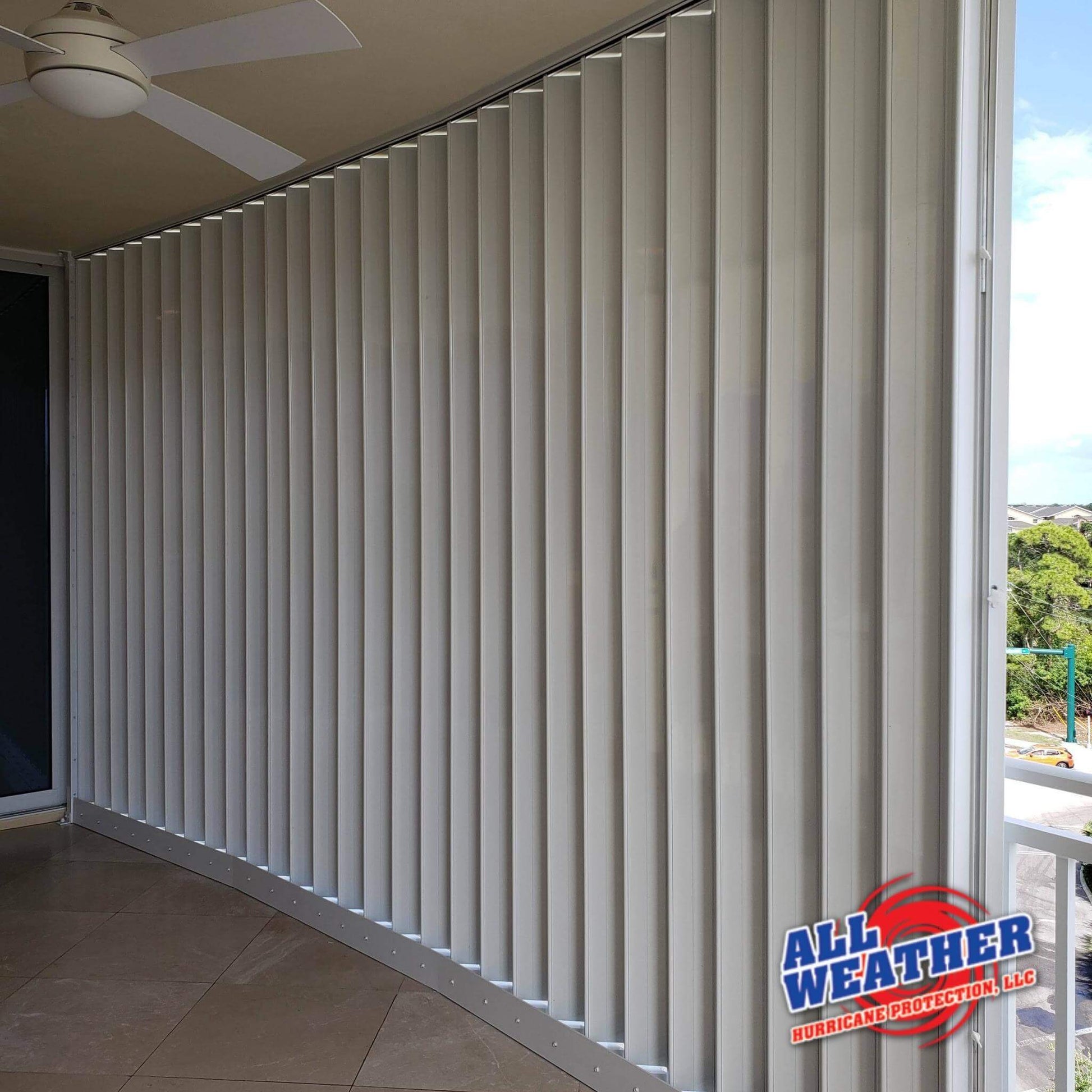 ACCORDION HURRICANE SHUTTERS - All Weather Hurricane Protection LLC.