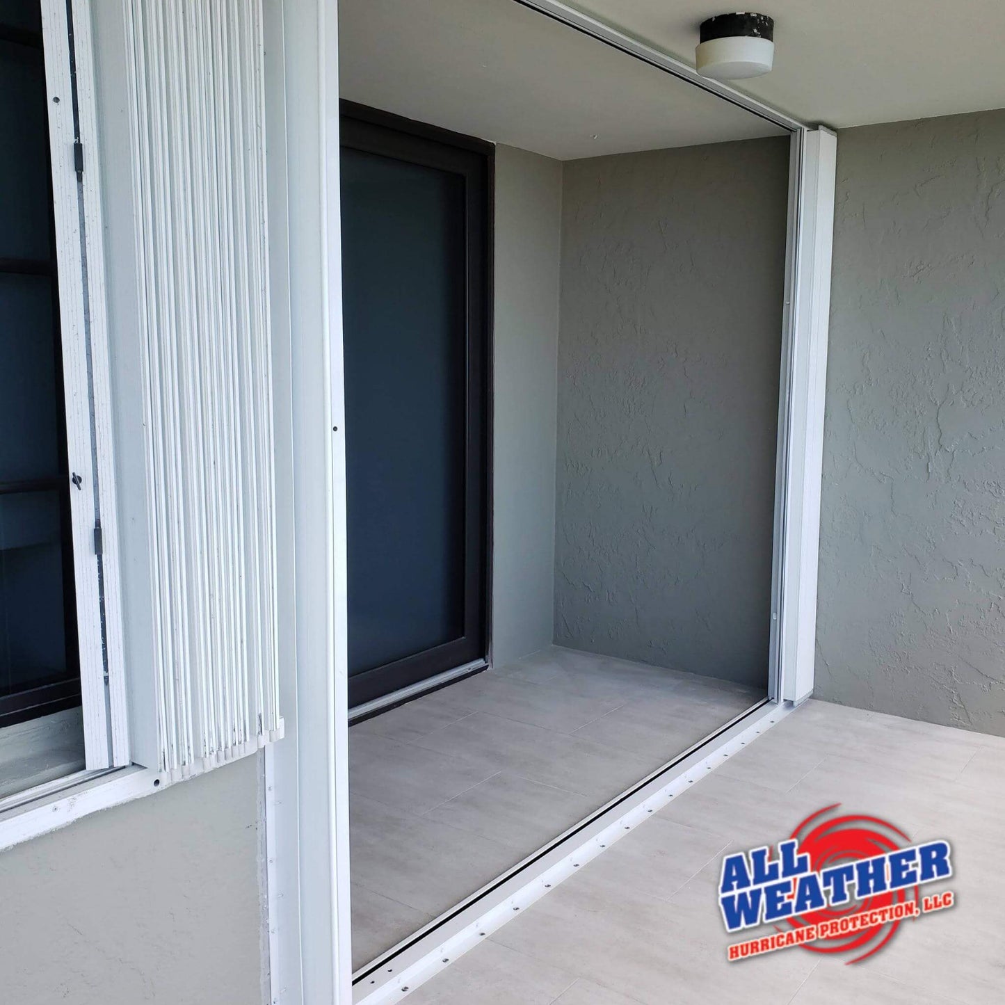 ACCORDION HURRICANE SHUTTERS - All Weather Hurricane Protection LLC.