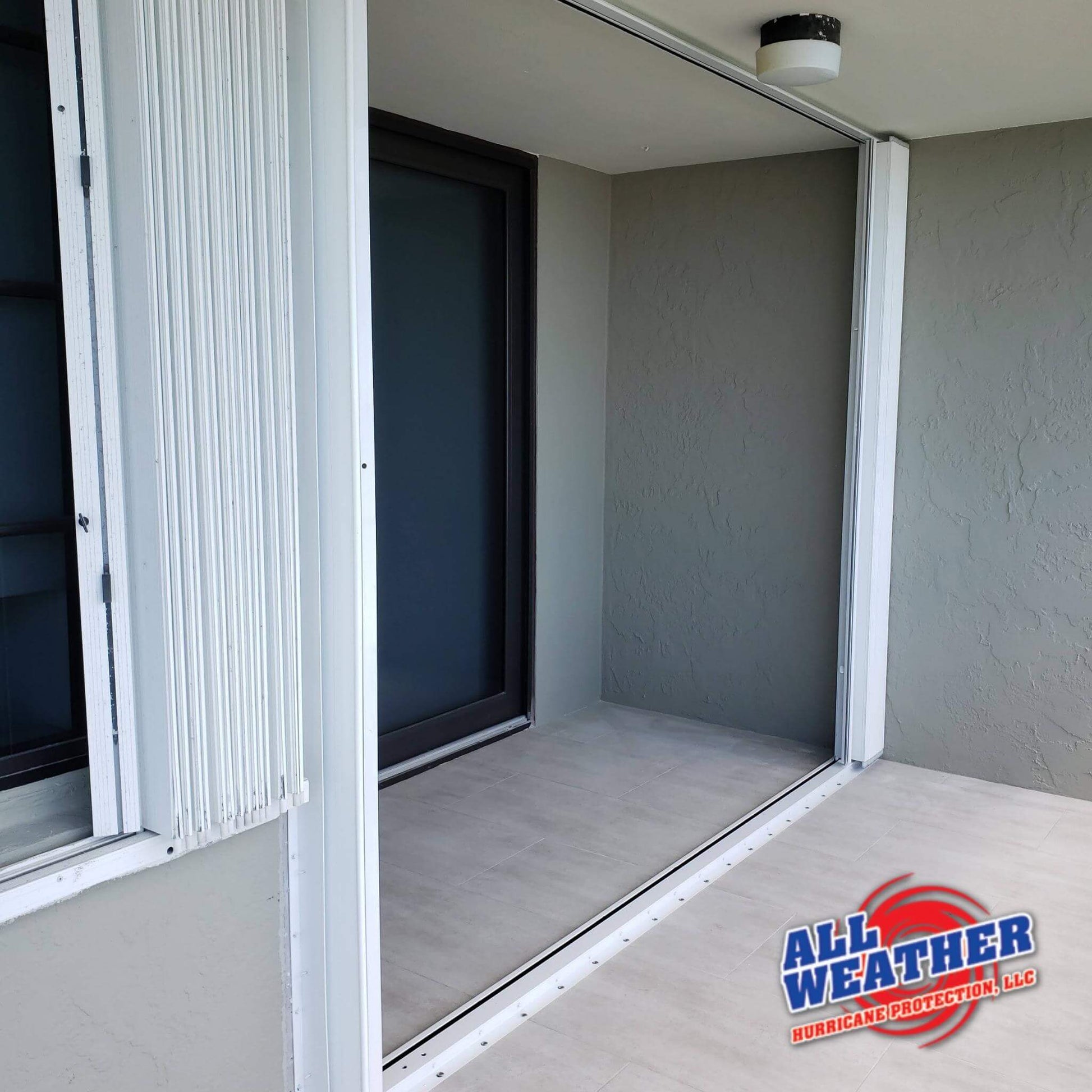 ACCORDION HURRICANE SHUTTERS - All Weather Hurricane Protection LLC.