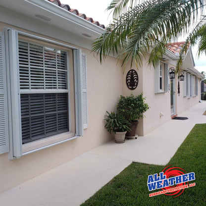 ACCORDION HURRICANE SHUTTERS - All Weather Hurricane Protection LLC.
