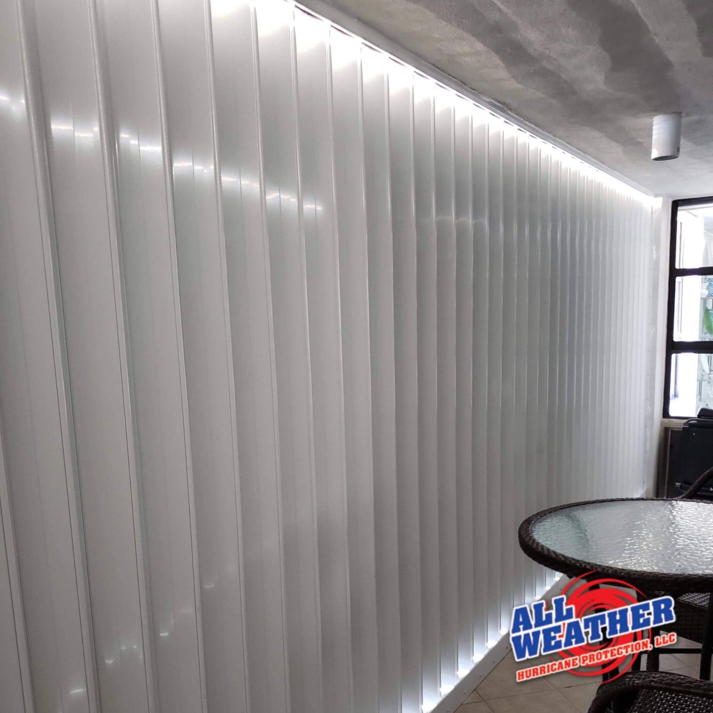 ACCORDION HURRICANE SHUTTERS - All Weather Hurricane Protection LLC.