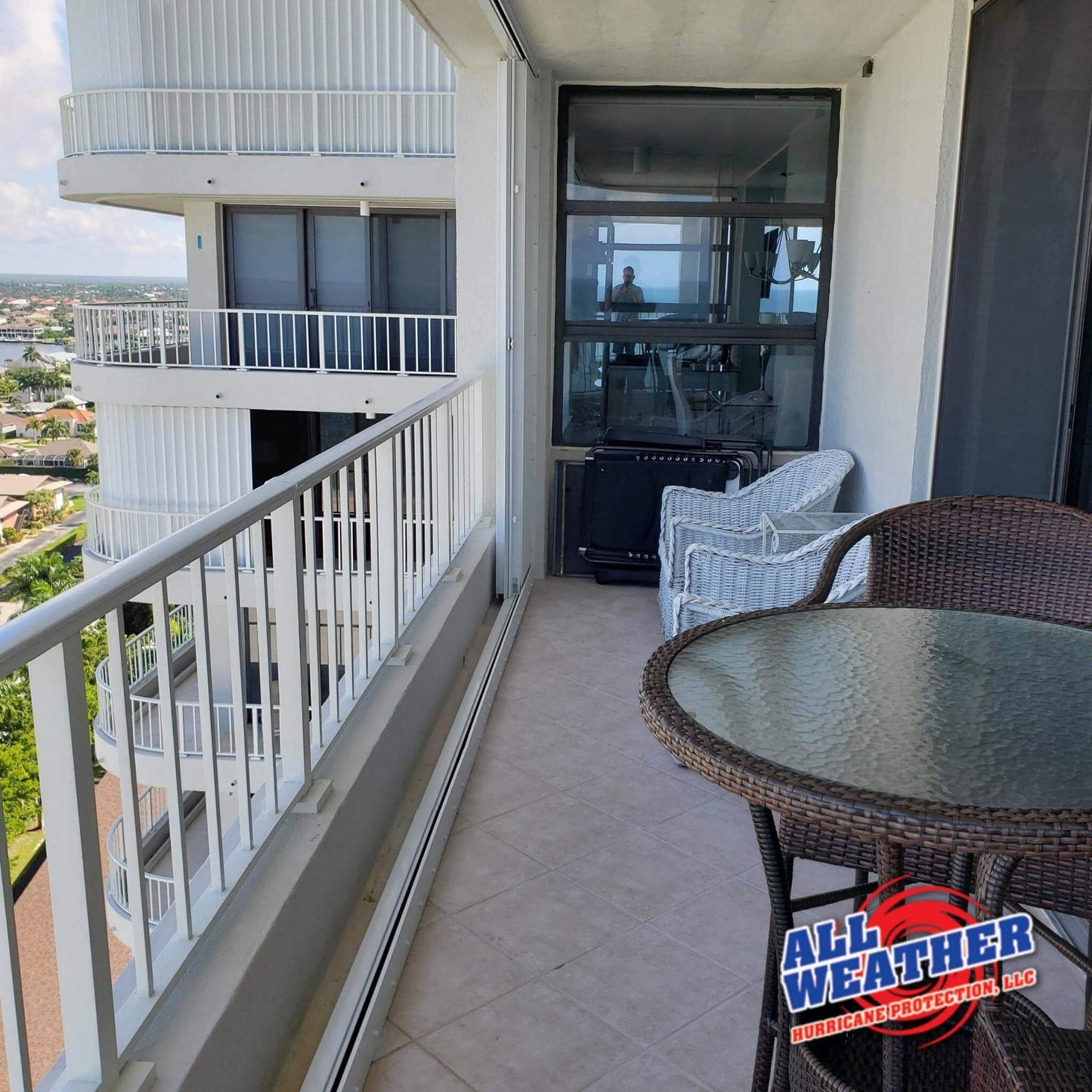 ACCORDION HURRICANE SHUTTERS - All Weather Hurricane Protection LLC.