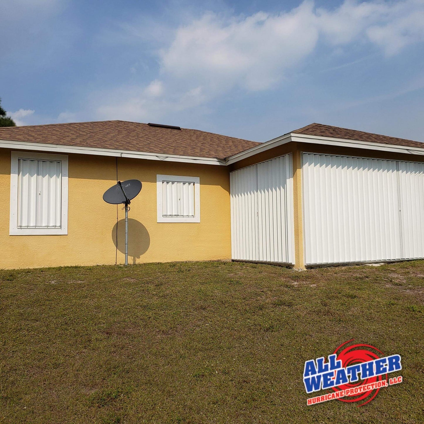 ACCORDION HURRICANE SHUTTERS - All Weather Hurricane Protection LLC.