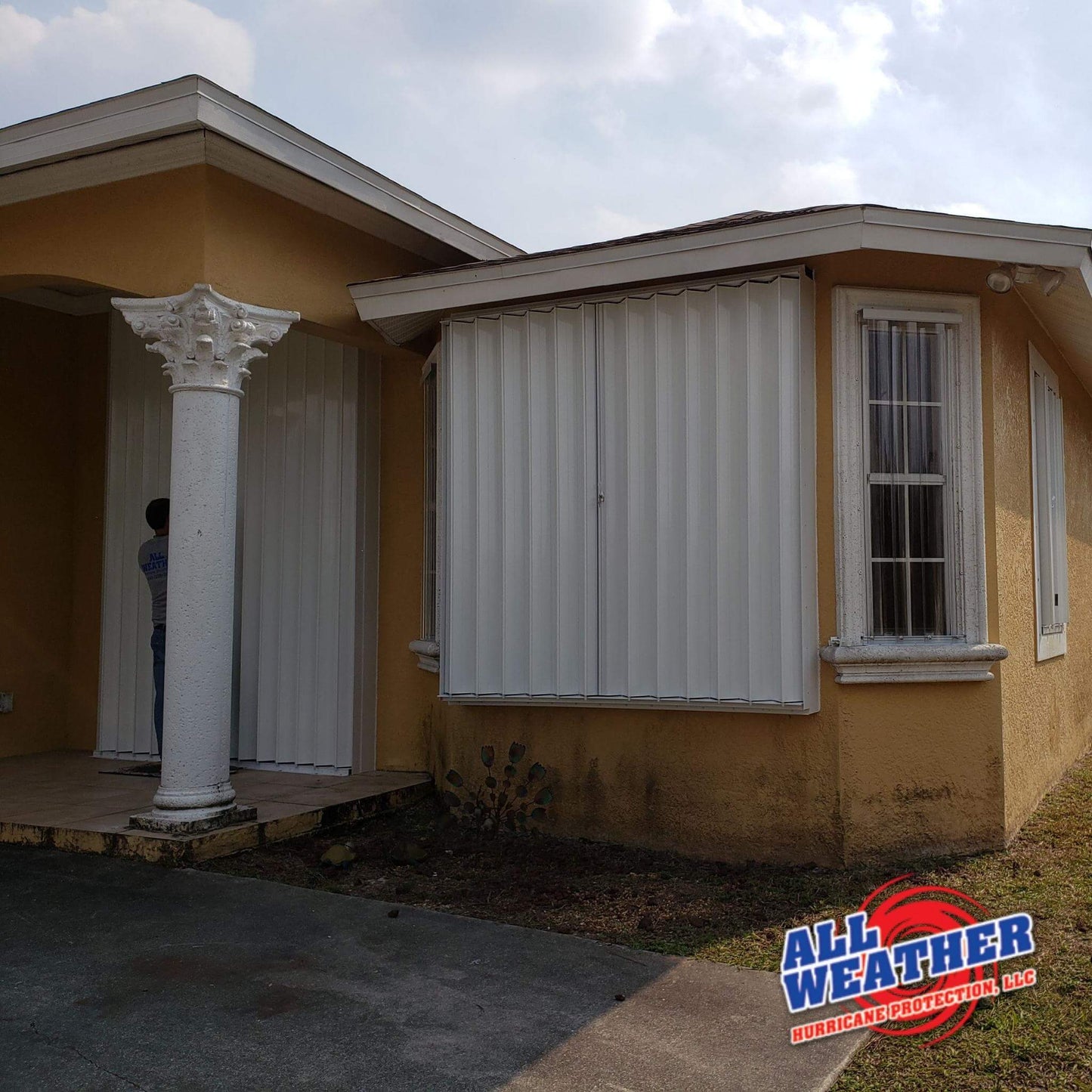 ACCORDION HURRICANE SHUTTERS - All Weather Hurricane Protection LLC.