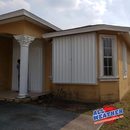ACCORDION HURRICANE SHUTTERS - All Weather Hurricane Protection LLC.