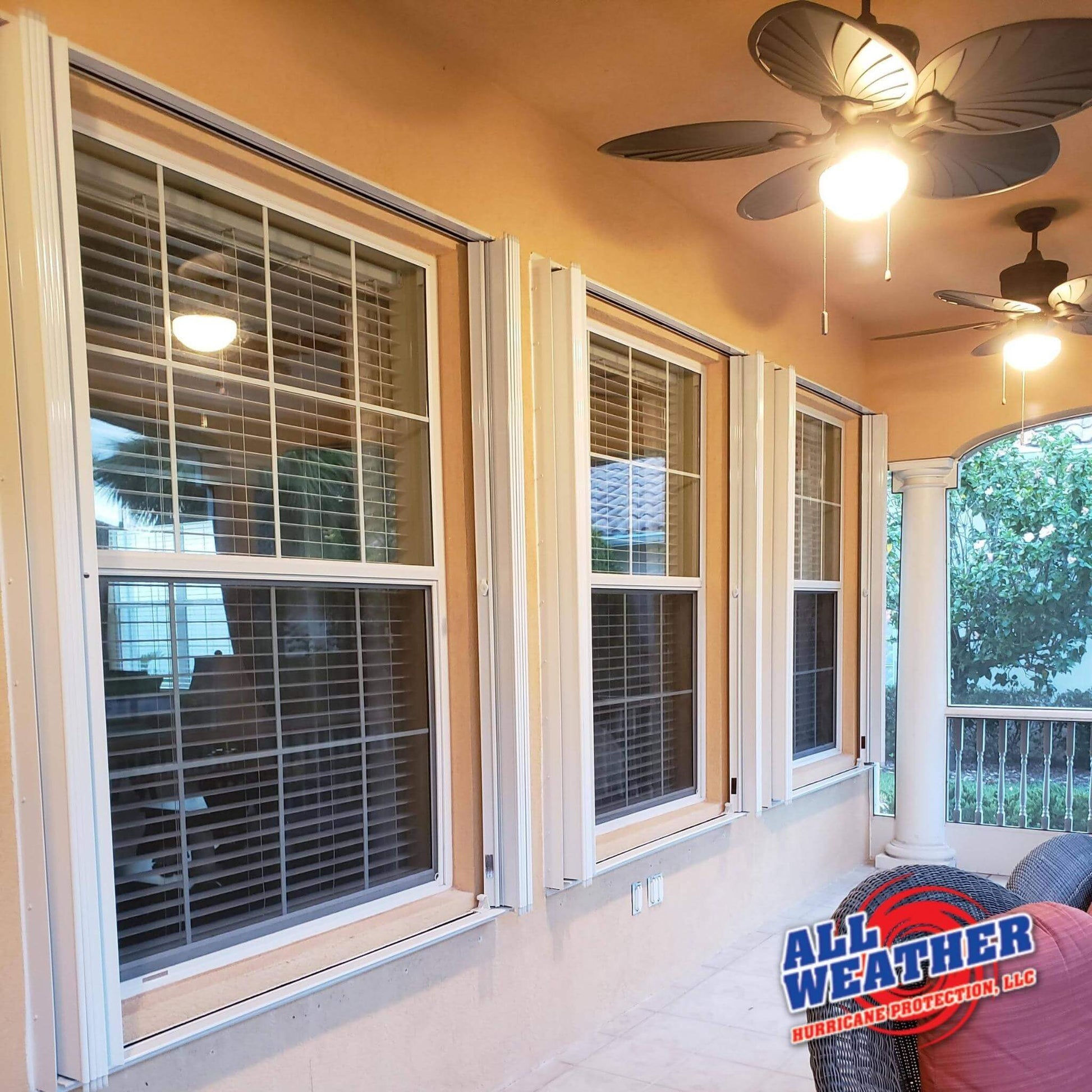 ACCORDION HURRICANE SHUTTERS - All Weather Hurricane Protection LLC.